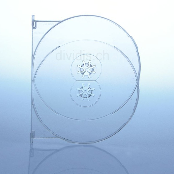 AMARAY DVD TwinTray für 2 Discs - transparent